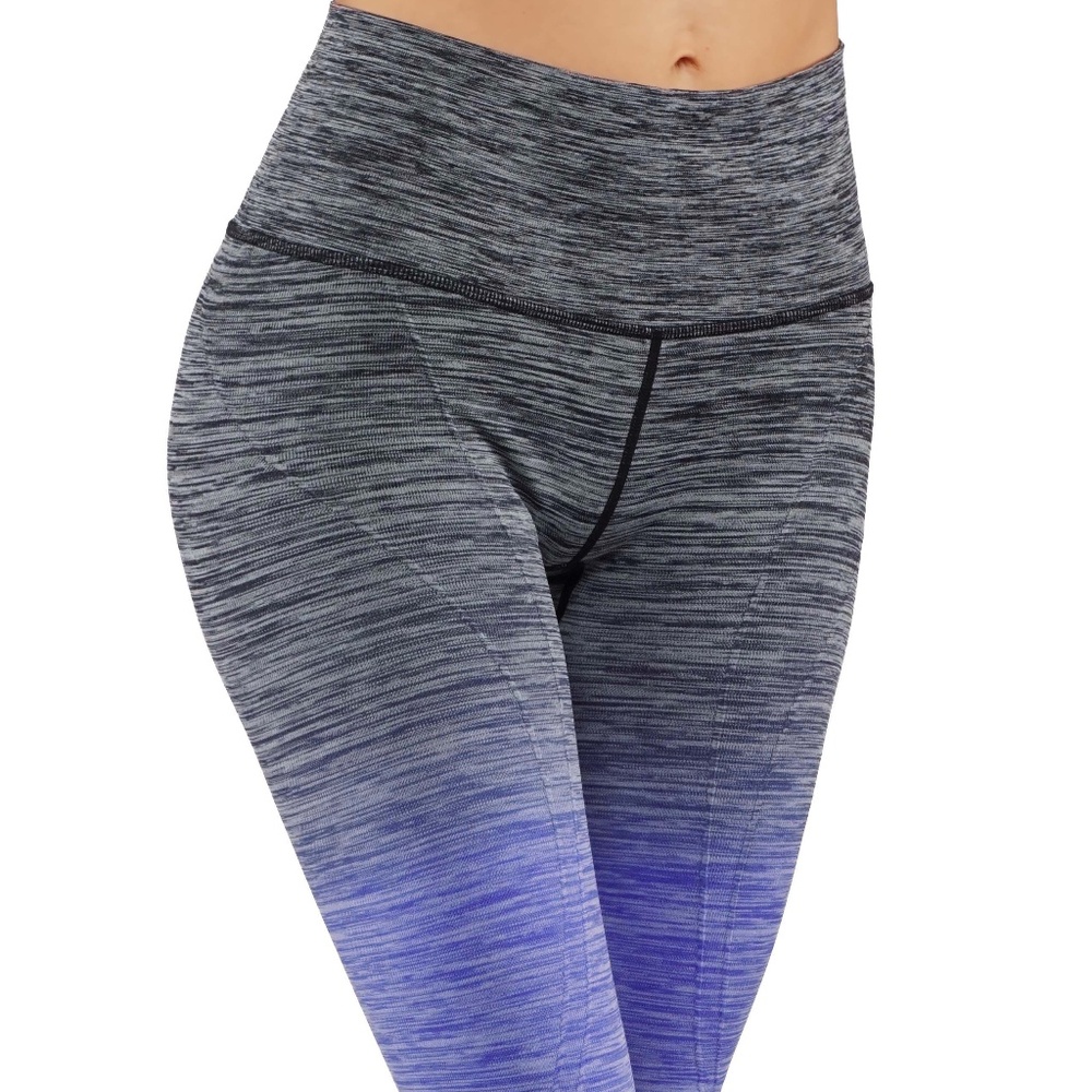 NWT Seamless High Waist Yoga Dry-Fit Ombre compression Leggings Tummy support
